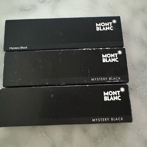 montblanc rollerball refill “fine” mystery black 3 Boxes - “expired” But Work - Picture 2 of 5